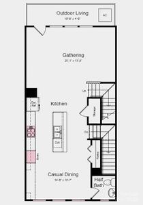 Structural options added include; Gourmet kitchen, bedroom and full bath on main level, and ledge at primary shower