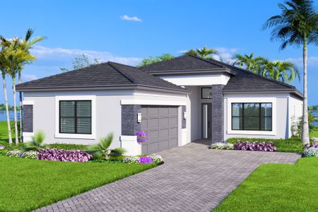 New construction Single-Family house 12320 Sw Calm Pointe Ct, Port St. Lucie, FL 34987 plan Costa II - image