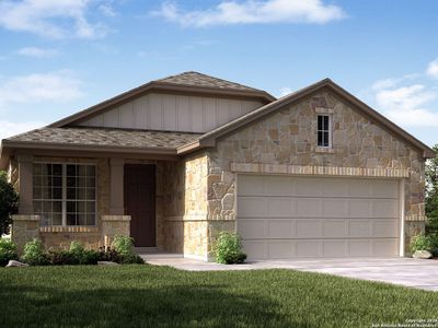 New construction Single-Family house 11534 Sagebrook Run, San Antonio, TX 78254 The San Saba (3015)- photo 0