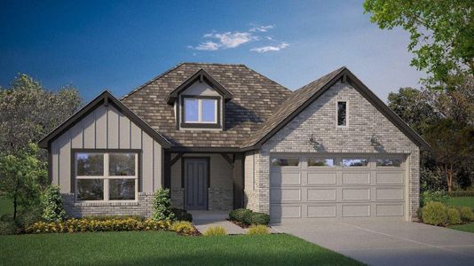 New construction Single-Family house 10872 Bloodstone Dr, Fort Worth, TX 76036 plan Dove - image