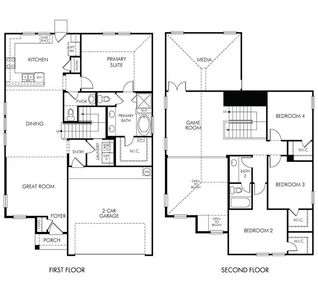 New construction Single-Family house 4542 Badger Crst, San Antonio, TX 78245 plan The Medina (3011) - image