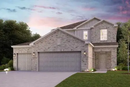 New construction Single-Family house 738 Carson Dr, Forney, TX 75126 plan Hampton - image