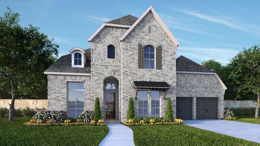 New construction Single-Family house 1937 Roundtree Cir W, Aledo, TX 76008 plan 553A - image