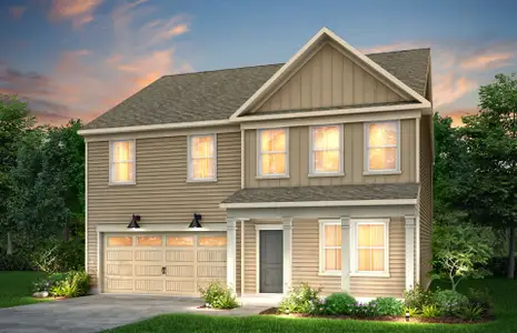 New construction Single-Family house 11428 Glasden Rd, Charlotte, NC 28278 plan Hampton - image