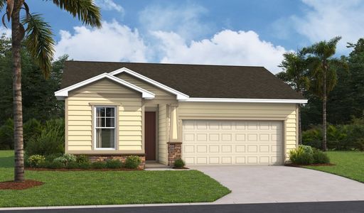 New construction Single-Family house 5911 Tomahawk Lake Drive, Jacksonville, FL 32254 Larimar- photo 0