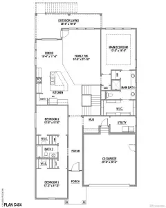 New construction Single-Family house 8946 S Rome Ct, Aurora, CO 80016 Plan C454- photo 1 1