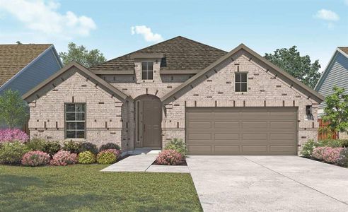 New construction Single-Family house 3019 Myrtle Beach Lane, League City, TX 77573 Oleander- photo 0