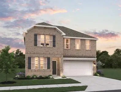 New construction Single-Family house 329 Willow Heights Dr, Hutto, TX 78634 plan Blake - image