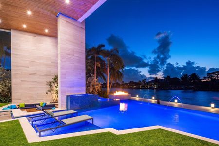 New construction Single-Family house 34 Minnetonka Rd, Sea Ranch Lakes, FL 33308 - image