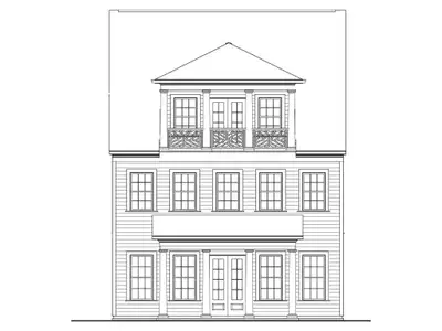 New construction Townhouse house 537 Groover St, Ball Ground, GA 30107 plan Stratford - image