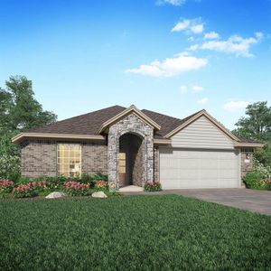 New construction Single-Family house 548 Bluebell Maiden Ct, Magnolia, TX 77354 Clover II- photo 0