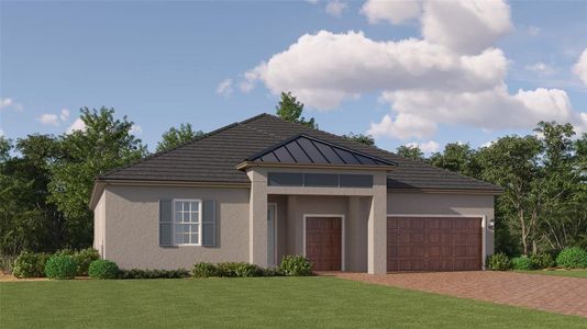 New construction Single-Family house 10166 Otter Sky Court, San Antonio, FL 33576 Halos  II- photo 0