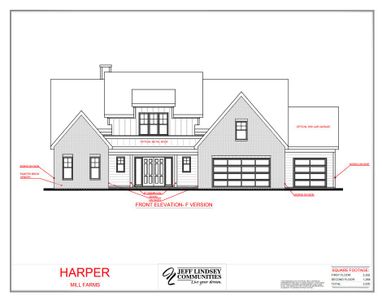 New construction Single-Family house Peachtree City, GA 30269 plan Harper F - image
