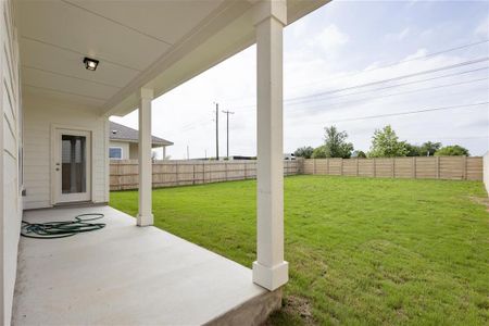 New construction Single-Family house 456 Josey Wales Dr, Jarrell, TX 76537 Hutchinson- photo 23 23