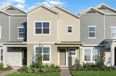 New construction Townhouse house 1459 Alston Bay Blvd, Apopka, FL 32703 The Madison- photo 0