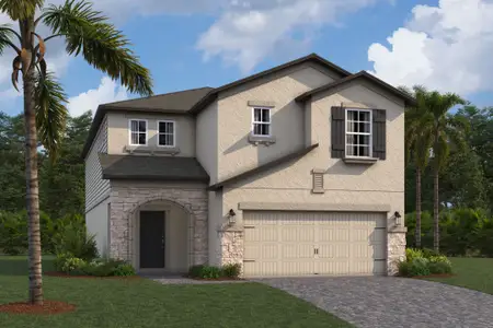 New construction Single-Family house 13693 Brushleaf Ct, Hudson, FL 34669 plan Bali - image