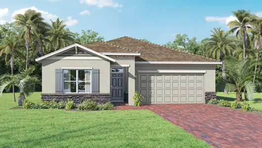 New construction Single-Family house 4010 Hollingsworth Dr Se, Palm Bay, FL 32909 plan Clifton - image
