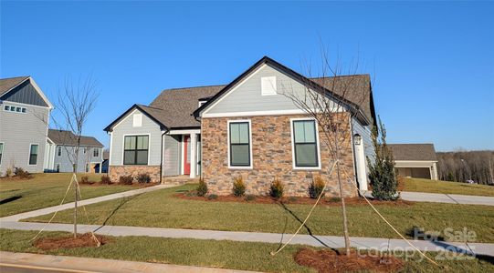 Corner lot with side load garage