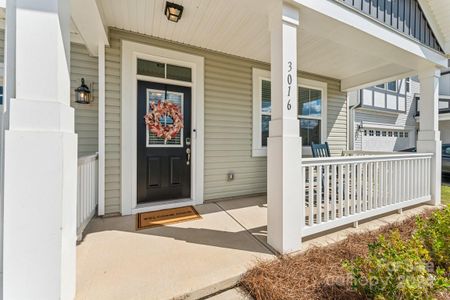 Spacious front porch