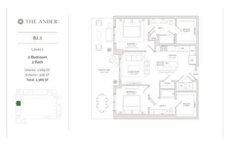 New construction Condo house 2001 W Anderson Ln, Austin, TX 78757 plan B1.1 - image