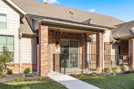 New construction Townhouse house 616 Tall Grass Trail, Wylie, TX 75098 Prague- photo 1 1