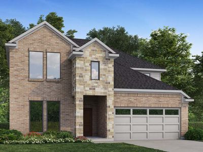 New construction Single-Family house 12027 Champions Frst, Mont Belvieu, TX 77535 Winchester- photo 0