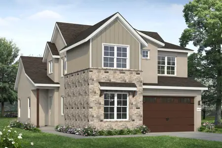 New construction Single-Family house 600 C-Bar Ranch Trl, Unit 99, Cedar Park, TX 78613 plan Cross Creek 2418 - image