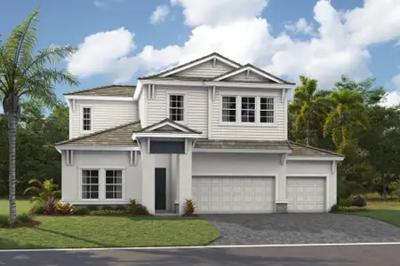 New construction house 11311 Longleaf Pines Blvd, Sarasota, FL 34241 plan Longboat II - image