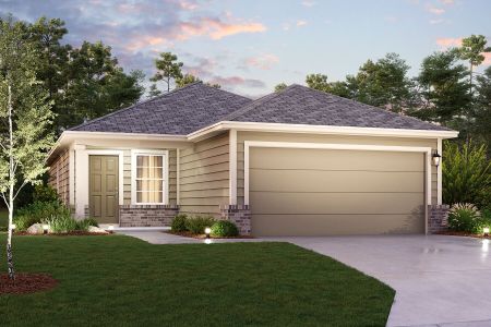 New construction Single-Family house 1692 Viola Ln, New Braunfels, TX 78130 plan Hibiscus - 30' Smart Series - image