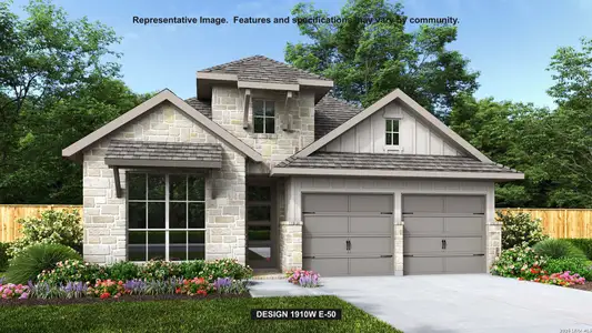 New construction Single-Family house 12919 Milmar Dr, San Antonio, TX 78245 plan 1910W - image