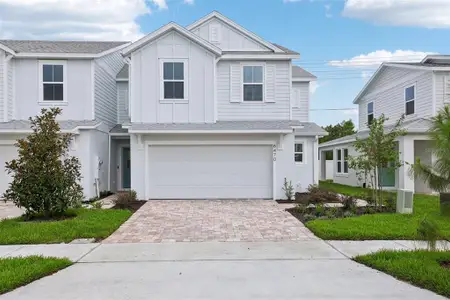 New construction Townhouse house 6470 Horseshoe Ln Wy, St. Cloud, FL 34773 plan Coronado - End - image
