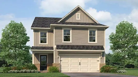 New construction Single-Family house 92 Cyrilla Walk, Dallas, GA 30132 plan Harbor - image