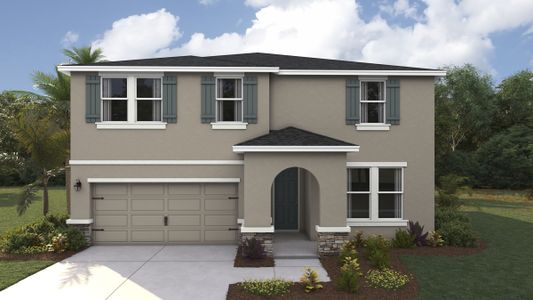New construction Single-Family house 10653 Fern Hollow Run, Parrish, FL 34219 plan Hemingway - image