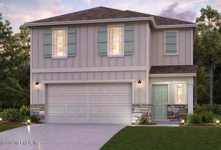 New construction Single-Family house 14824 Macadamia Ln, Jacksonville, FL 32218 plan Delray - image