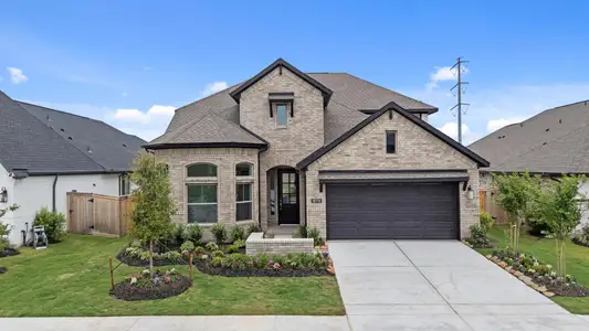 New construction Single-Family house 10714 Yellow Wild Indigo Ln, Cypress, TX 77433 plan Justin - image