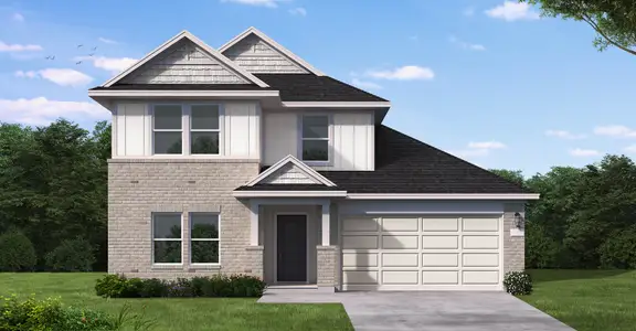 New construction Single-Family house 105 Short Toed, Cedar Creek, TX 78612 plan Martin - image