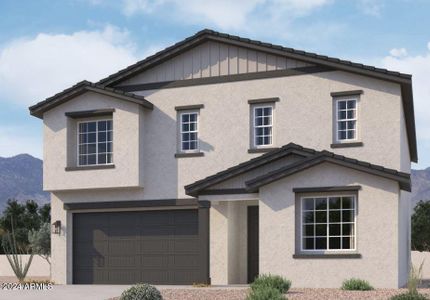 New construction Single-Family house 37957 N Cowboy Lane, San Tan Valley, AZ 85140 Verbena- photo 0