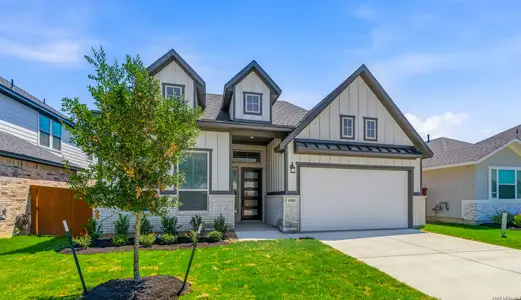 New construction Single-Family house 9350 Luke Path, San Antonio, TX 78254 plan Lauren - image