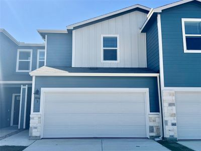 New construction Townhouse house 104 Calcite Rd, Unit 3, Kyle, TX 78640 plan The Barton (147) - image