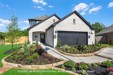 New construction Single-Family house 21702 Wave Hollow Drive, Cypress, TX 77433 Rosemary - Smart Series- photo 0