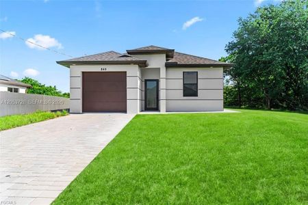 New construction Single-Family house 849 E Wolverine, Lehigh Acres, FL 33974 - image