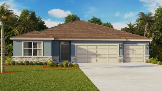 New construction Single-Family house 1096 Morfontaine St, Daytona Beach, FL 32124 plan Covington - image