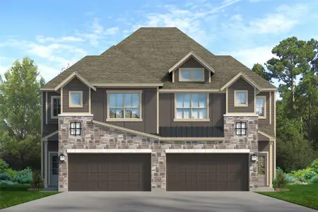New construction Townhouse house 21230 Black Gap Wildlife Ln, Cypress, TX 77433 null- photo 0