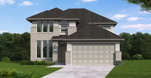 New construction Single-Family house 22932 Mist Falls Ct, Porter, TX 77365 plan Bradwell - image