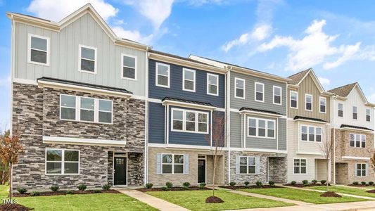 New construction Townhouse house 709 Lucky Clover Wy, Fuquay Varina, NC 27526  Hadleigh- photo 0