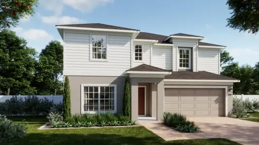 New construction Single-Family house 24553 Hodges Reserve Ave, Howey-in-the-Hills, FL 34737 plan Finn - image