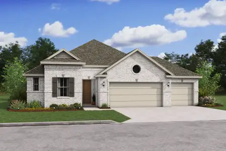 New construction Single-Family house 961 Tarkington Timbers Dr, Cleveland, TX 77327 Tacoma- photo 0