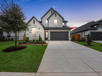 New construction Single-Family house 32147 Sky Branch Dr, Fulshear, TX 77441 plan Hawk - image