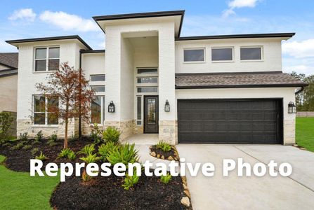 New construction Single-Family house 204 Echo Pass, Liberty Hill, TX 78642 The Cameron- photo 0