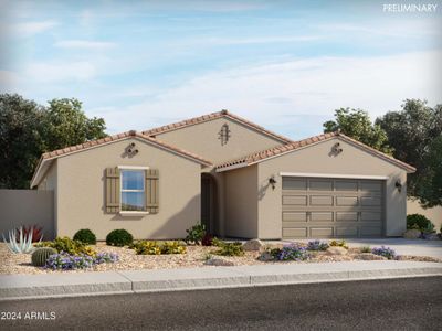 New construction Single-Family house 2579 E Rosario Mission Drive, Casa Grande, AZ 85194 Amber- photo 0